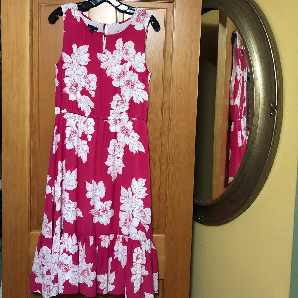 Talbot’s Pink Floral Dress, Size 4-6